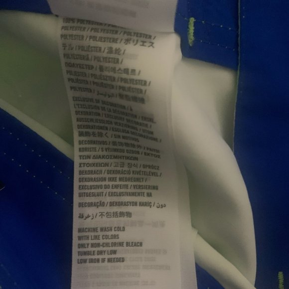 NWT HOLLISTER CALIFORNIA MEN'S BLUE, GREEN, WHITE STRIPED BOARD SHORTS SMALL - Picture 8 of 10